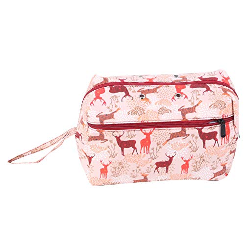 Dekaim Strick-Aufbewahrungstasche, Tragbare Garn-Häkelnadel-Nadel, Garn-Aufbewahrungs-Organizer, Tragetaschenhalter-Etui, Nähwerkzeug-Zubehör-Etui(Large Octagonal Bag) von Dekaim