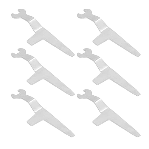 Dekaim Strickmaschinen-Schraubenschlüssel-Set, 6-teilig, Edelstahl, kleine Schraubenschlüssel für Pullover, Stricker, Reparatur-Ersatzzubehör Dekaim Strickmaschinen-Schraubenschlüssel-Set, 6-teilig, Edelstahl, kleine Schraubenschlüssel für Pullover, Stricker, Reparatur-Ersatzzubehör von Dekaim