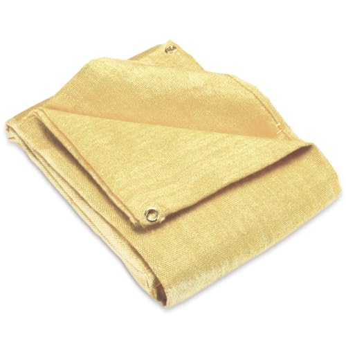 Deke Home Feuerfeste Schweißdecke, 1,2 x 1,8 m, robuster Fiberglas-Feuerschutz zum Schweißen, hitzebeständig bis 17 °C, feuerhemmend, feuerfeste Isolierdecken für Zuhause, Küche und Industrie Deke Home Feuerfeste Schweißdecke, 1,2 x 1,8 m, robuster Fiberglas-Feuerschutz zum Schweißen, hitzebeständig bis 17 °C, feuerhemmend, feuerfeste Isolierdecken für Zuhause, Küche und Industrie von Deke Home
