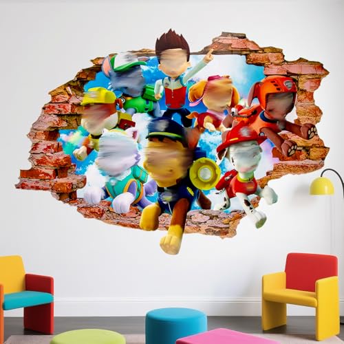 3D Paw Wandaufkleber Aufkleber, Kinderzimmer Wandsticker Wohnzimmer Küche dekorative Wandaufkleber Cartoon Dog Wandtattoo Kinderzimmer Babyzimmer Hause Wanddekoration 3D Paw Wandaufkleber Aufkleber, Kinderzimmer Wandsticker Wohnzimmer Küche dekorative Wandaufkleber Cartoon Dog Wandtattoo Kinderzimmer Babyzimmer Hause Wanddekoration von Dekewe