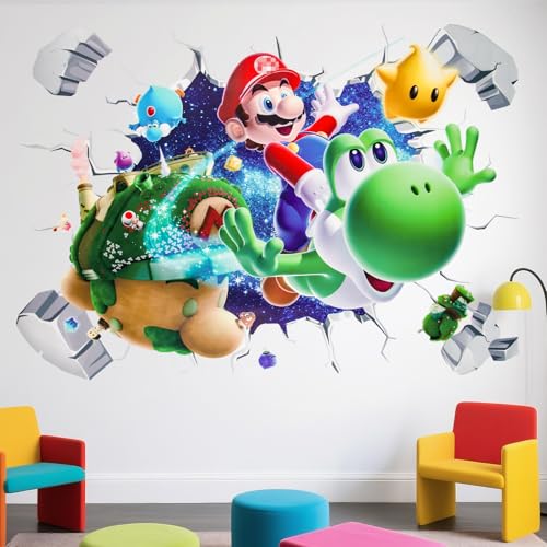 3D Super Bro Wandaufkleber Aufkleber, Kinderzimmer Wandsticker Wohnzimmer Küche dekorative Wandaufkleber Cartoon Wandtattoo Kinderzimmer Babyzimmer Hause Wanddekoration 3D Super Bro Wandaufkleber Aufkleber, Kinderzimmer Wandsticker Wohnzimmer Küche dekorative Wandaufkleber Cartoon Wandtattoo Kinderzimmer Babyzimmer Hause Wanddekoration von Dekewe