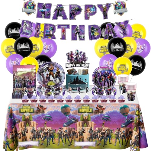 80 Stück Geburtstagsdeko, Partygeschirr Pappteller Kindergeburtstag Party Teller Becher Servietten Trinkhalme Latex Ballons Geburtstag Deko für 10 Personen 80 Stück Geburtstagsdeko, Partygeschirr Pappteller Kindergeburtstag Party Teller Becher Servietten Trinkhalme Latex Ballons Geburtstag Deko für 10 Personen von Dekewe