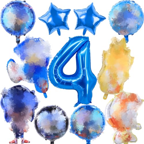 Deburtstag Deko 4 Jahre, Soni Luftballons Geburtstag, Deko Kindergeburtstag mit 4 Jahre Luftballons, 4 Jahr Deko Geburtstag Junge, 4.Deburtstag Dek o für Jungen und Mädchen Deburtstag Deko 4 Jahre, Soni Luftballons Geburtstag, Deko Kindergeburtstag mit 4 Jahre Luftballons, 4 Jahr Deko Geburtstag Junge, 4.Deburtstag Dek o für Jungen und Mädchen von Dekewe