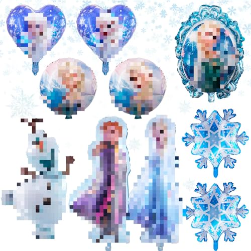 Geburtstag Luftballons Mädchen, 10 Stück Prinzessin Kindergeburtstag deko Folienballon, Folienballon Geburtstag Kit, Party Deko Kindergeburtstag von Dekewe