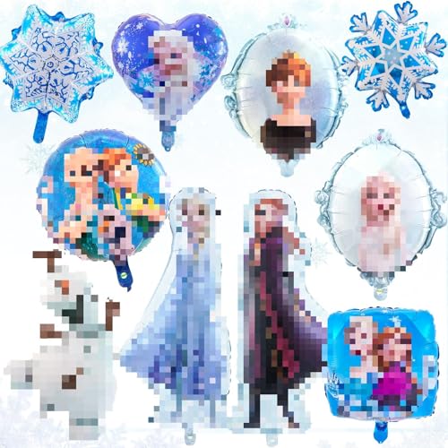 Geburtstag Luftballons Mädchen, 9 Stück Prinzessin Kindergeburtstag deko Folienballon, Folienballon Geburtstag Kit, Party Deko Kindergeburtstag Geburtstag Luftballons Mädchen, 9 Stück Prinzessin Kindergeburtstag deko Folienballon, Folienballon Geburtstag Kit, Party Deko Kindergeburtstag von Dekewe