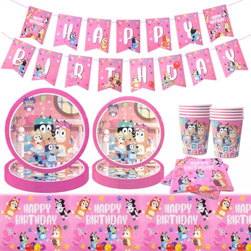 52 Stück Blue-y Geburtstagsdeko, Partygeschirr Pappteller Kindergeburtstag Party Teller Becher Servietten Trinkhalme Geburtstag Deko für 10 Personen 52 Stück Blue-y Geburtstagsdeko, Partygeschirr Pappteller Kindergeburtstag Party Teller Becher Servietten Trinkhalme Geburtstag Deko für 10 Personen von Dekewe