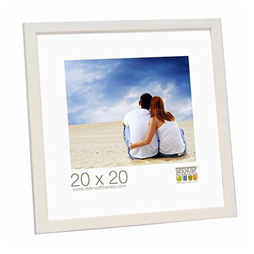 Deknudt Bilderrahmen, Holz, Weiß, 2,4 x 2,4 x 1,4 cm von Deknudt Frames