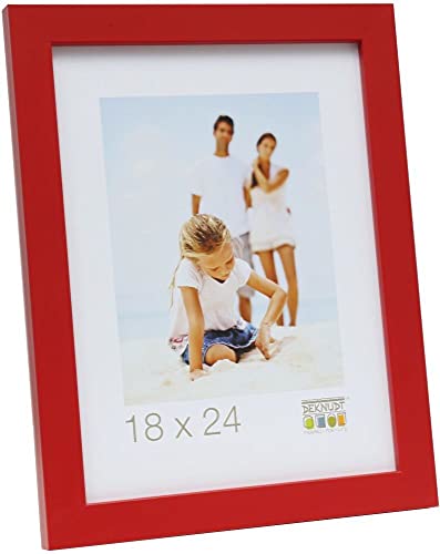 Deknudt Bilderrahmen, Holz, rot, 20 x20 cm von Deknudt Frames