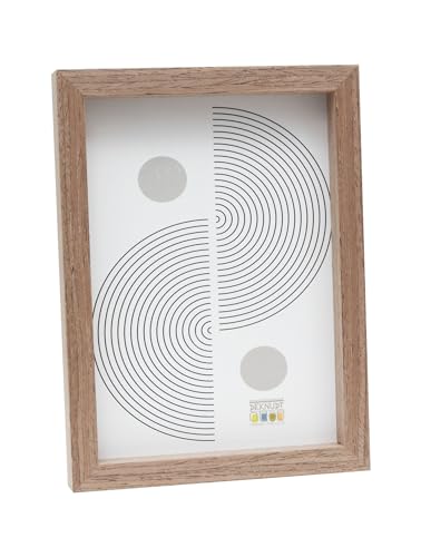 Deknudt Frames Bilderrahmen – Holz-Finish in brauner Farbe – schlicht – Holz FSC Mix – für Format 10 x 15 cm – zum Aufhängen oder Aufstellen von Deknudt Frames