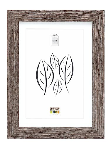 Deknudt Frames Bilderrahmen mit Passepartout - Grau Holzfarbe - S66KH3 P1 15x20cm für Bild 10x15cm - Bilderrahmen Holz MDF - Bilder aufhängen oder ausstellen Deknudt Frames Bilderrahmen mit Passepartout - Grau Holzfarbe - S66KH3 P1 15x20cm für Bild 10x15cm - Bilderrahmen Holz MDF - Bilder aufhängen oder ausstellen von Deknudt Frames