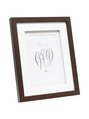 Deknudt Frames Bilderrahmen mit doppeltem Passepartout -Braun - S65KQ1 für Bildgröße 15x20cm - Bilderrahmen Holz MDF - Bilder aufhängen oder ausstellen Deknudt Frames Bilderrahmen mit doppeltem Passepartout -Braun - S65KQ1 für Bildgröße 15x20cm - Bilderrahmen Holz MDF - Bilder aufhängen oder ausstellen von Deknudt Frames
