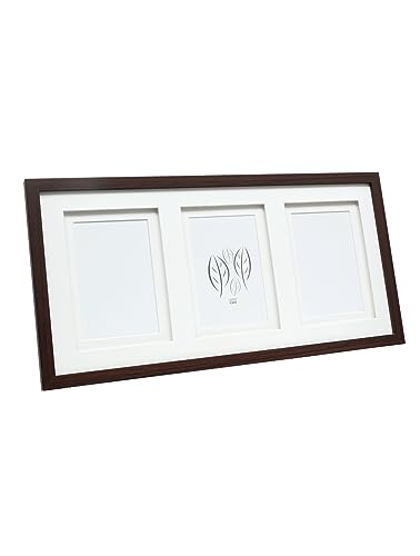 Deknudt Frames Galerierahmen mit doppeltem Passepartout -Braun - S65KQ3 für 3 Bilder Bildgröße 15x20cm - Bilderrahmen Holz MDF - Bilder aufhängen oder ausstellen Deknudt Frames Galerierahmen mit doppeltem Passepartout -Braun - S65KQ3 für 3 Bilder Bildgröße 15x20cm - Bilderrahmen Holz MDF - Bilder aufhängen oder ausstellen von Deknudt Frames