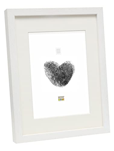Deknudt Frames Bilderrahmen Basic High White Holzleiste mit PTT-Bestellgröße = Rahmengröße, Holz, weiß, 18 x 24 cm Deknudt Frames Bilderrahmen Basic High White Holzleiste mit PTT-Bestellgröße = Rahmengröße, Holz, weiß, 18 x 24 cm von Deknudt Frames