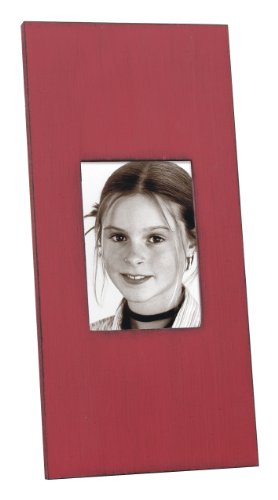 Deknudt Frames S40ZR1 Bilderrahmen 10x15 rot gemalt, 1 Ausschnitt Holz Fotokader von Deknudt Frames