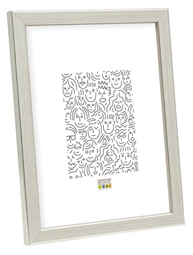 Deknudt Frames S41JD1-21.0X29.7 Bilderrahmen, Holz, schmal, 32 x 23 x 1,85 cm, silberfarben Deknudt Frames S41JD1-21.0X29.7 Bilderrahmen, Holz, schmal, 32 x 23 x 1,85 cm, silberfarben von Deknudt Frames