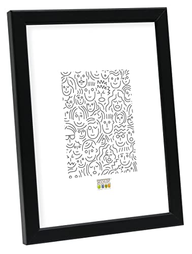 Deknudt Frames S41JL2-21.0X29.7 Bilderrahmen, Holz, schmal, 32 x 23 x 1,85 cm, Schwarz Deknudt Frames S41JL2-21.0X29.7 Bilderrahmen, Holz, schmal, 32 x 23 x 1,85 cm, Schwarz von Deknudt Frames