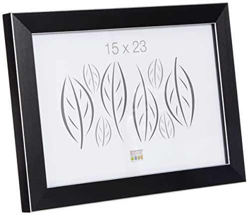 Deknudt Frames S41VK2 Bilderrahmen 15x23 Rahmen Schwarz, Kunststoffschmal Holz Fotokader Deknudt Frames S41VK2 Bilderrahmen 15x23 Rahmen Schwarz, Kunststoffschmal Holz Fotokader von Deknudt Frames
