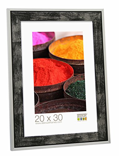 Deknudt Frames S43RE2-10.0X15.0 Bilderrahmen, Holz, Schwarz/silberfarben 21,6 x 17,3 x 1,5 cm Deknudt Frames S43RE2-10.0X15.0 Bilderrahmen, Holz, Schwarz/silberfarben 21,6 x 17,3 x 1,5 cm von Deknudt Frames