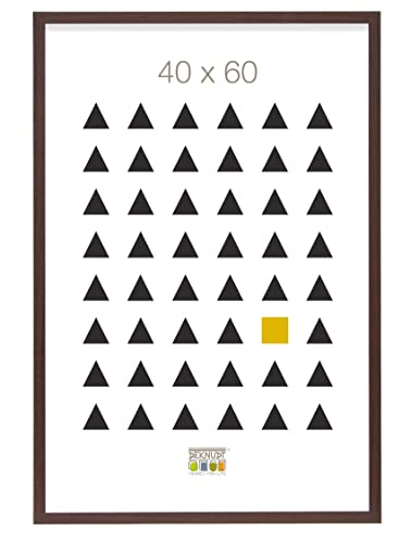 Deknudt Frames S44CH4-40.0X60.0 Bilderrahmen, Holz/MDF, Schlichter Stil, schmal, 63,5 x 43,5 x 1,47 cm, Dunkelbraun Deknudt Frames S44CH4-40.0X60.0 Bilderrahmen, Holz/MDF, Schlichter Stil, schmal, 63,5 x 43,5 x 1,47 cm, Dunkelbraun von Deknudt Frames