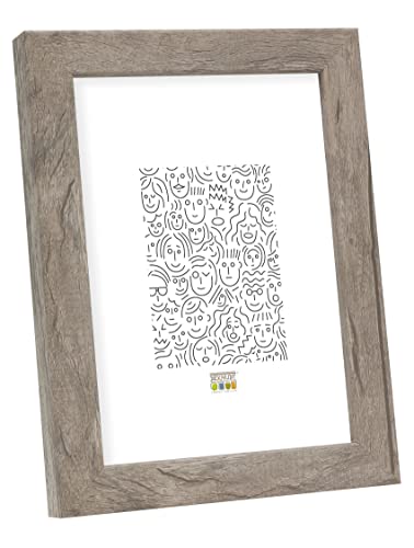 Deknudt Frames S45RH7-24.0X30.0 Bilderrahmen, Holz, Block-Zierleiste, 34,4 x 28,4 x 2,2 cm, Grau/Beige Deknudt Frames S45RH7-24.0X30.0 Bilderrahmen, Holz, Block-Zierleiste, 34,4 x 28,4 x 2,2 cm, Grau/Beige von Deknudt Frames