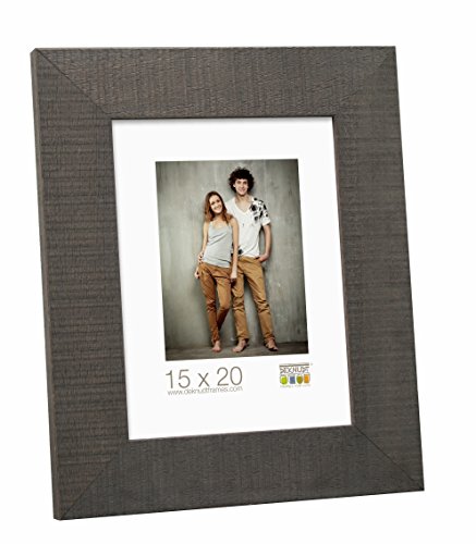 Deknudt Frames S486H2-10.0X15.0 Bilderrahmen, Holz, Grau 24,2 x 19,9 x 1,8 cm von Deknudt Frames