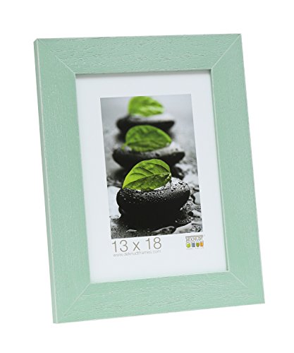 Deknudt Frames S49BV8 Cadre Photo Bois Peint Vert D'eau 15 x 20 cm von Deknudt Frames