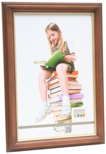 Deknudt Frames S49HH1-10.0X15.0 Bilderrahmen, Kunstharz, klassischer Stil, 20,6 x 16,3 x 1,9 cm, helles Holz/Braun von Deknudt Frames