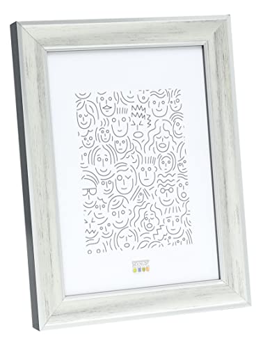 Deknudt Frames S40JE2_10,0x15,0 Bilderrahmen aus Holz in der Farbe dunkelgrauen Schattierungen, Silber/Schwarz Ablage, 15 Deknudt Frames S40JE2_10,0x15,0 Bilderrahmen aus Holz in der Farbe dunkelgrauen Schattierungen, Silber/Schwarz Ablage, 15 von Deknudt Frames