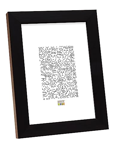 Deknudt S46JH2_13.0x18.0 Bilderrahmen, Holz, SchwarzBraunBraun, 13 x 18 cm von Deknudt Frames