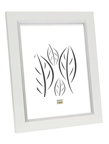 Deknudt Bilderrahmen, Kunstharz, Weiß, 10 x15 cm von Deknudt Frames