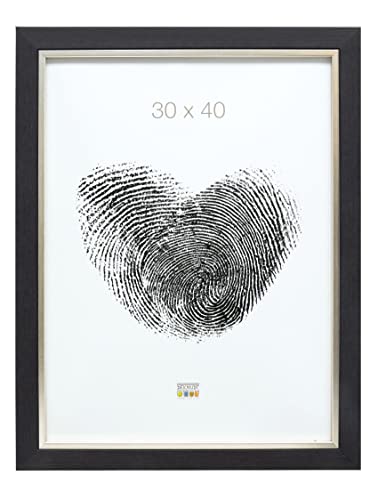 Deknudt Bilderrahmen, Kunstharz, grau, 30 x40 cm von Deknudt Frames