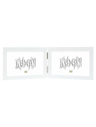 Deknudt Frames Bilderrahmen, Holz, Weiß, 16,2 x 41.4 x 2 cm von Deknudt