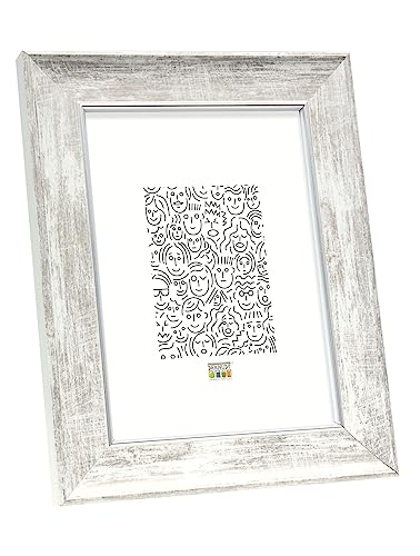 Deknudt S46EE1_24.0x30.0 Bilderrahmen, Holz, Weiß, 24 x 30 cm von Deknudt Frames