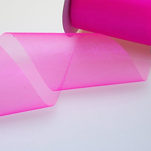 Deko AS GmbH Kristallorganza pink - 70 mm breit - Rolle 25 Meter - 40070 44-R 70 von Deko AS GmbH
