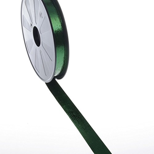 Deko AS GmbH Metallic-Band dunkelgrün, 19 mm Breite-91 M Länge, 91 von Deko AS GmbH