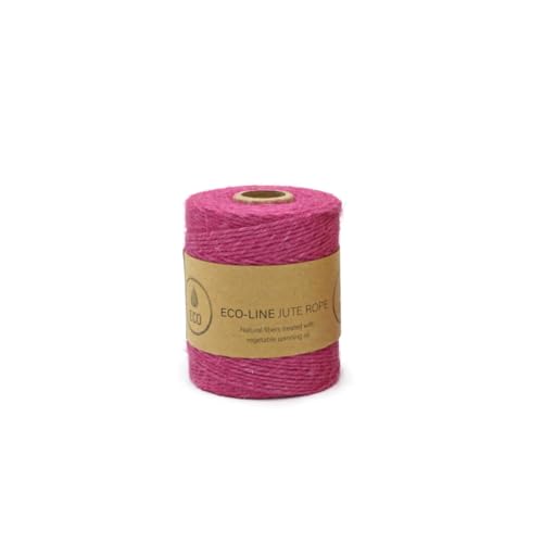 Jutekordel - 3mm Ø (Fuchsia) von Deko AS GmbH