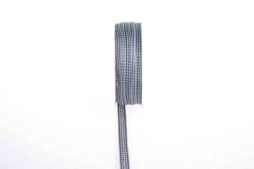Landhauskaroband 7700-7800 (10mm, Schwarz) von Deko AS GmbH