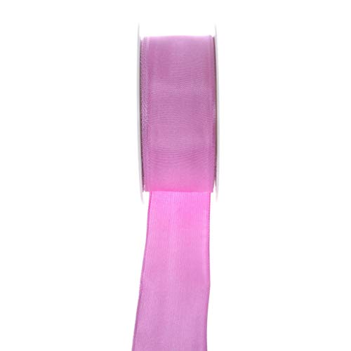 Taftband mit Drahtkante - Erika - breit - Geschenkband - Dekoband - Schleifenband - ca. 40 mm Breite - 25 m Länge - 3330-40-25-94 Taftband mit Drahtkante - Erika - breit - Geschenkband - Dekoband - Schleifenband - ca. 40 mm Breite - 25 m Länge - 3330-40-25-94 von Deko AS GmbH