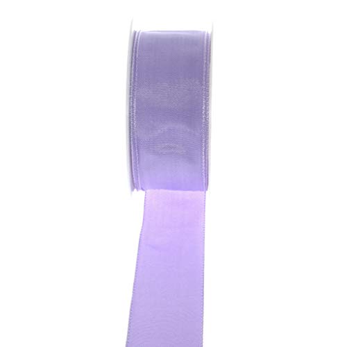 Taftband mit Drahtkante - Lavendel - breit - Geschenkband - Dekoband - Schleifenband - ca. 40 mm Breite - 25 m Länge - 3330-40-25-957 Taftband mit Drahtkante - Lavendel - breit - Geschenkband - Dekoband - Schleifenband - ca. 40 mm Breite - 25 m Länge - 3330-40-25-957 von Deko AS GmbH