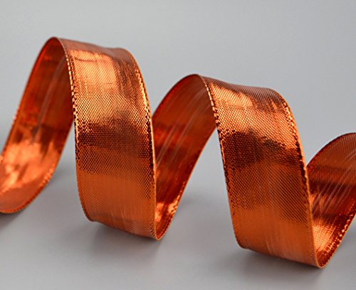 Dekoband Glossy KUPFER 3 m x 25 mm Drahtkantenband glänzend metallic Bronze Geschenkband Weihnachten Schleifenband doppelseitig 2,5 cm Glanzband mit Draht von FINEMARK Dekoband Glossy KUPFER 3 m x 25 mm Drahtkantenband glänzend metallic Bronze Geschenkband Weihnachten Schleifenband doppelseitig 2,5 cm Glanzband mit Draht von FINEMARK von Deko Angels