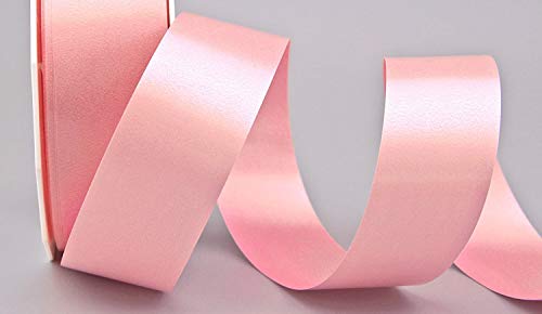 Polyband APRICOT-Hellrosa 3 m x 4 cm (0,36€/m) Geschenkband Pastell Dekoband 40 mm Glanzband WETTERFEST Schleifenband Puder Kartengestaltung Basteln von Deko Angels