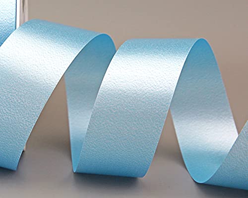Polyband HELLBLAU 3 m x 4 cm (0,36€/m) Geschenkband Dekoband Glanzband WETTERFEST Schleifenband Kartengestaltung Basteln von Deko Angels