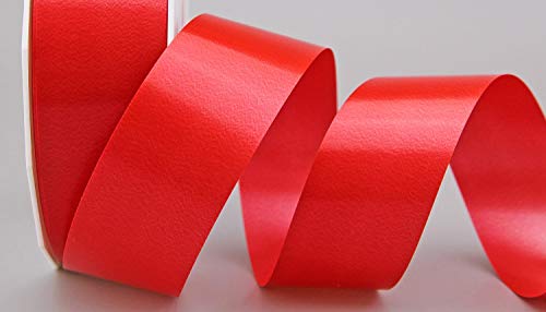Polyband ROT 3 m x 4 cm Geschenkband Dekoband 40 mm Glanzband WETTERFEST Schleifenband Kartengestaltung Basteln von Deko Angels