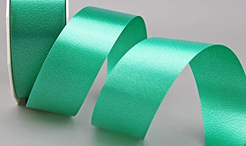 Polyband SMARAGDGRÜN 3 m x 4 cm (0,36€/m) Geschenkband Dekoband Glanzband WETTERFEST Schleifenband Kartengestaltung Basteln von Deko Angels