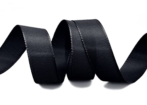 TAFTBAND SCHWARZ 3 m x 25 mm Dekoband Geschenkband Stoffband 2,5 cm Tischdeko Event Trauer Schleifenband Visco Taft Kartengestaltung Basteln TAFTBAND SCHWARZ 3 m x 25 mm Dekoband Geschenkband Stoffband 2,5 cm Tischdeko Event Trauer Schleifenband Visco Taft Kartengestaltung Basteln von Deko Angels