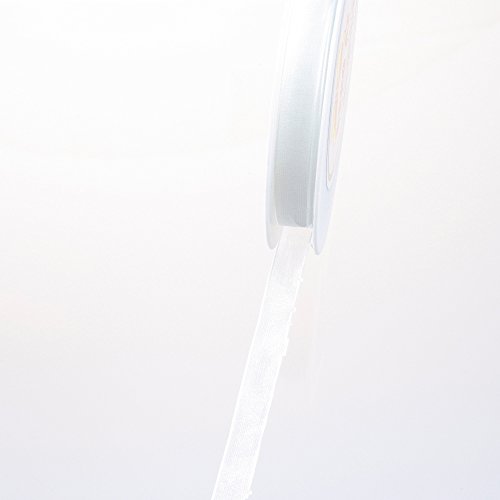 Deko und Band 53736 - Organzaband mit Webkante - 15mm 50m col. 01 Weiss - 53736-15-50-01 Deko und Band 53736 - Organzaband mit Webkante - 15mm 50m col. 01 Weiss - 53736-15-50-01 von Deko und Band
