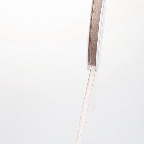 Deko und Band 53736 - Organzaband mit Webkante - 7mm 50m col. 06 Taupe - 53736-7-50-06 Deko und Band 53736 - Organzaband mit Webkante - 7mm 50m col. 06 Taupe - 53736-7-50-06 von Deko und Band