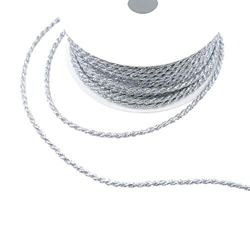 Deko und Band Acetatkordel Silber - 4 mm Breite auf 25 m Rolle - 211004 100-R 004 Deko und Band Acetatkordel Silber - 4 mm Breite auf 25 m Rolle - 211004 100-R 004 von Deko und Band