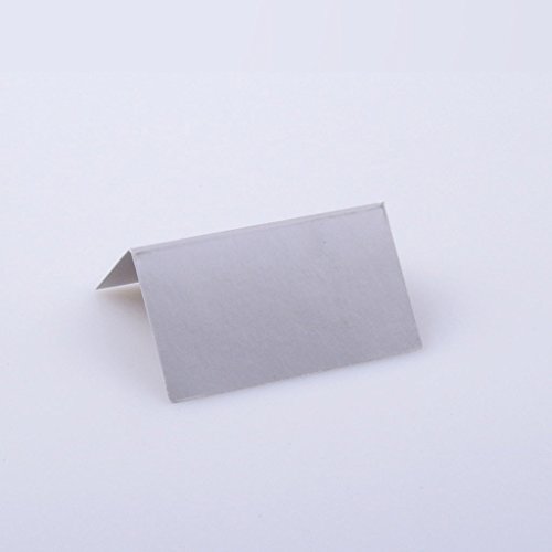 Deko und Band Tischkärtchen - Silber - 65x38mm - 12 Stück - 56007 10 Deko und Band Tischkärtchen - Silber - 65x38mm - 12 Stück - 56007 10 von Deko und Band