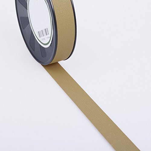 Deko und Band Wetterfestes Polyband mit Holzmaserung - beige - 25 mm - 91 m Rolle - 50 Deko und Band Wetterfestes Polyband mit Holzmaserung - beige - 25 mm - 91 m Rolle - 50 von Deko und Band